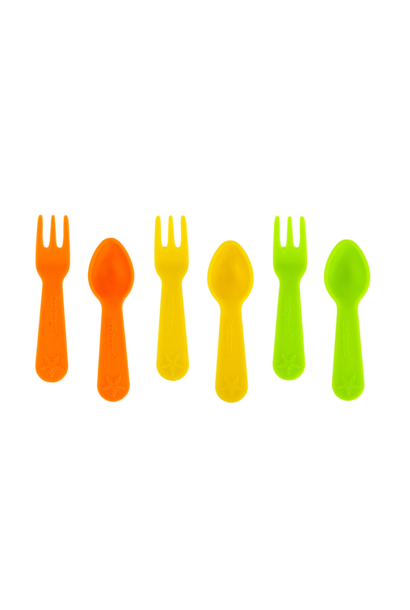 Lunch Punch Fork and Spoon sets Bright