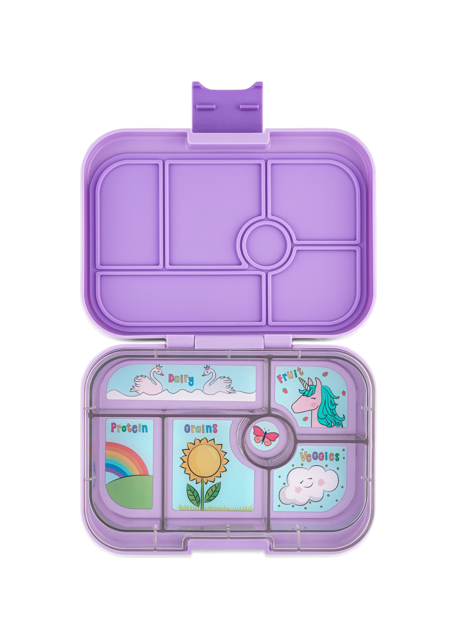 YUMBOX Original 6-sections - Lavande Purple / Unicorn