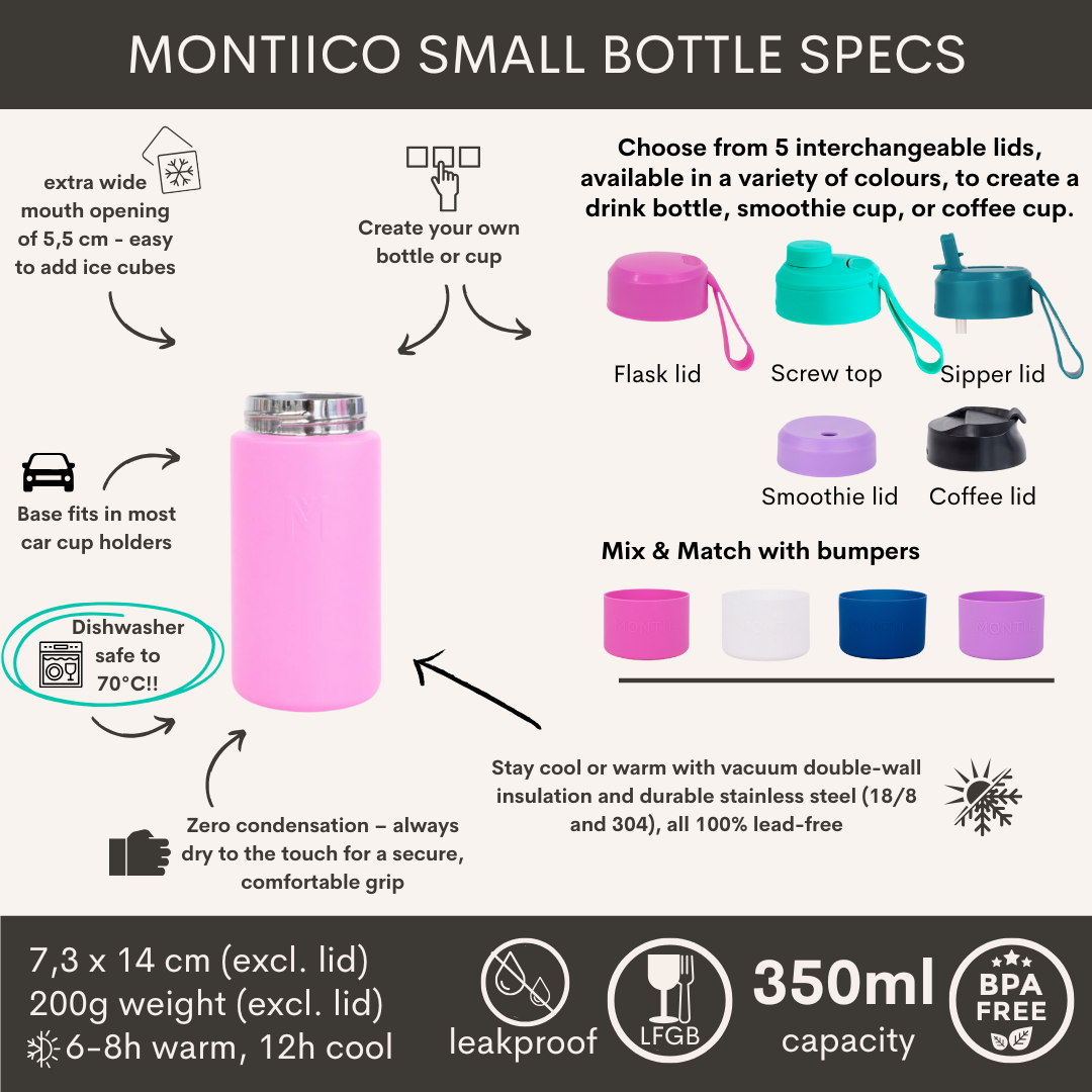 MontiiCo Fusion Universele Thermos Fles 350 ml - zonder dop - Floss-2