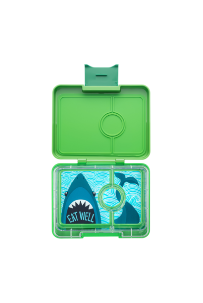 Yumbox Snack 3-sections Jurassic Green / Shark