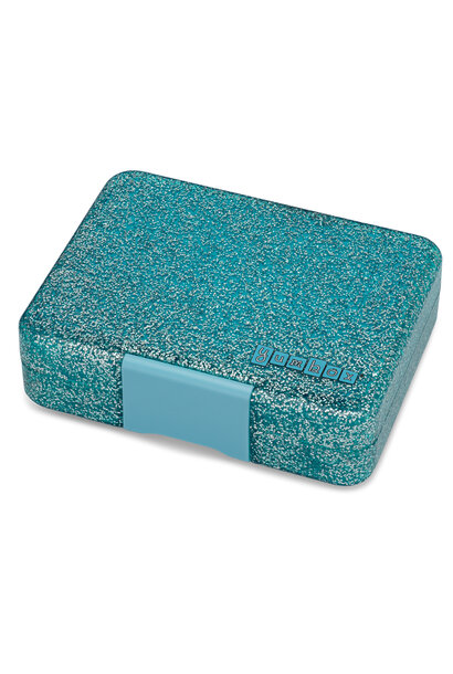 Yumbox Snack exterior box - without tray - Aqua Glitter