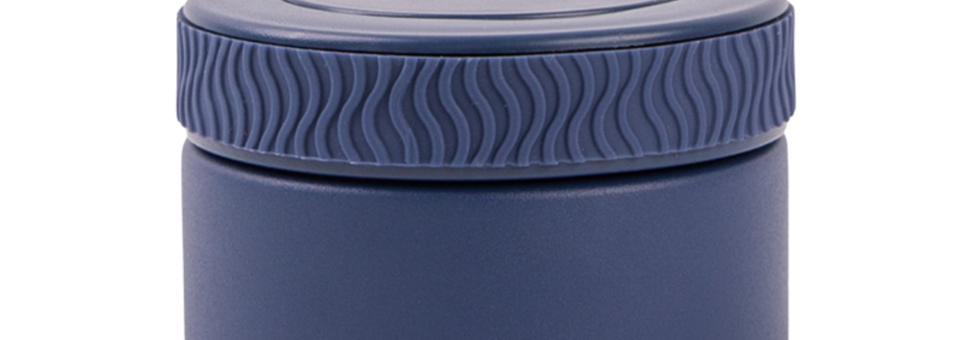 MontiiCo insulated mini food jar 200ml - for hot and cold food -Navy