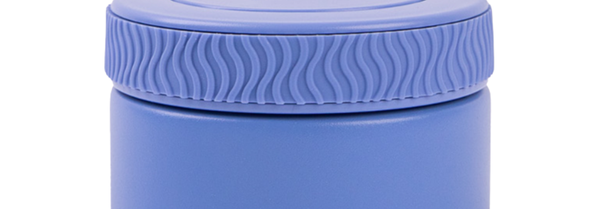 MontiiCo insulated mini food jar 200ml - for hot and cold food - Splash blue