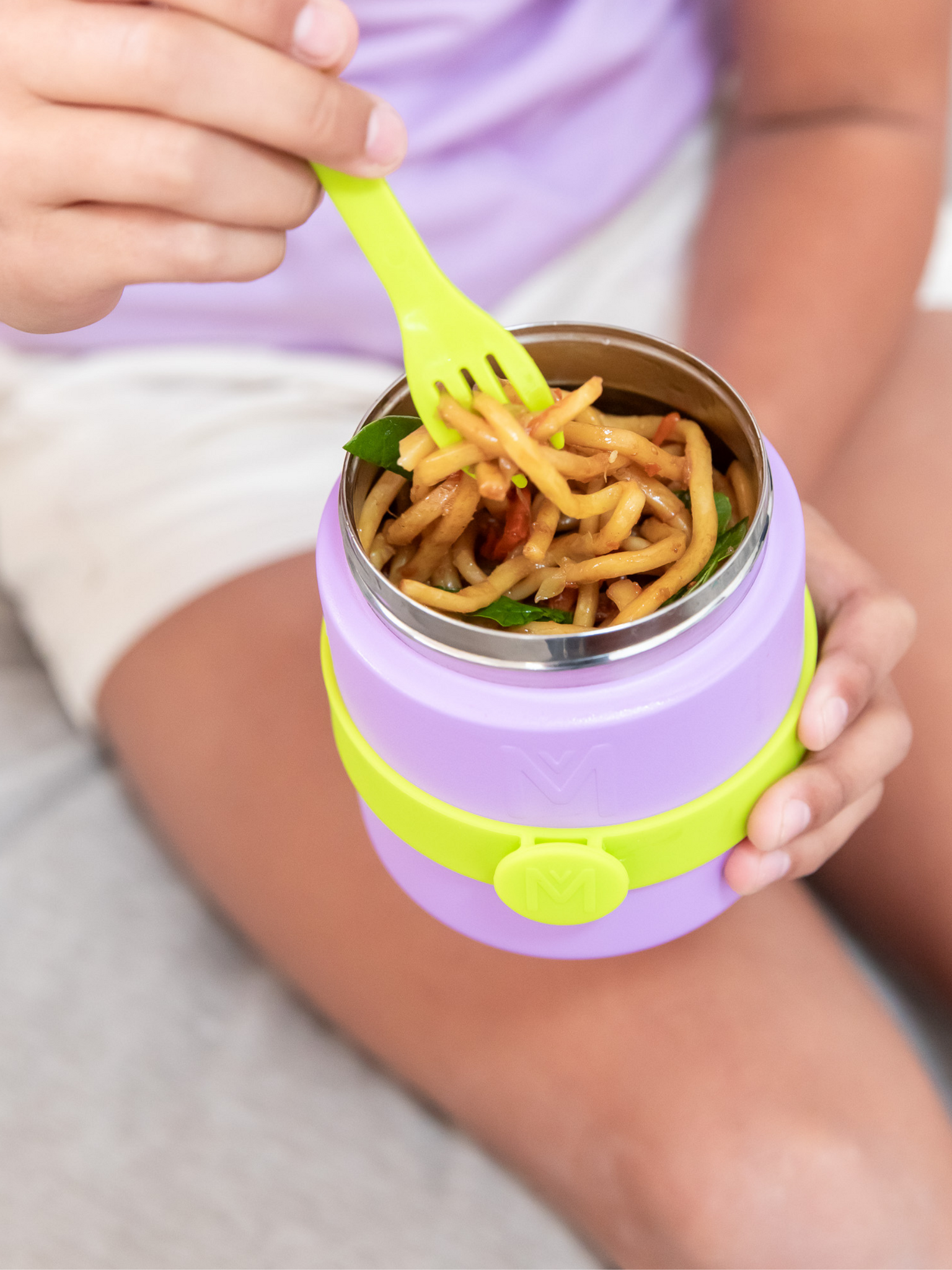 MontiiCo Out & About Cutlery Set - 8-piece – BPA-free – lightweight - Burst-2