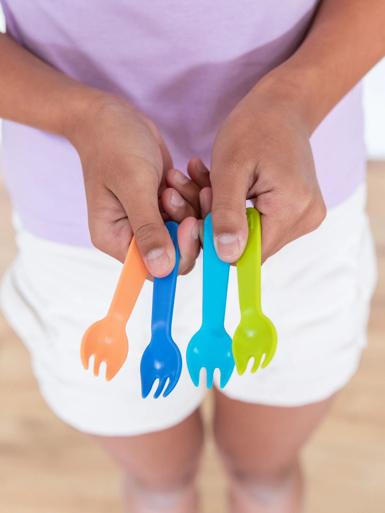 MontiiCo Out & About Cutlery Set - 8-piece – BPA-free – lightweight - Burst-3