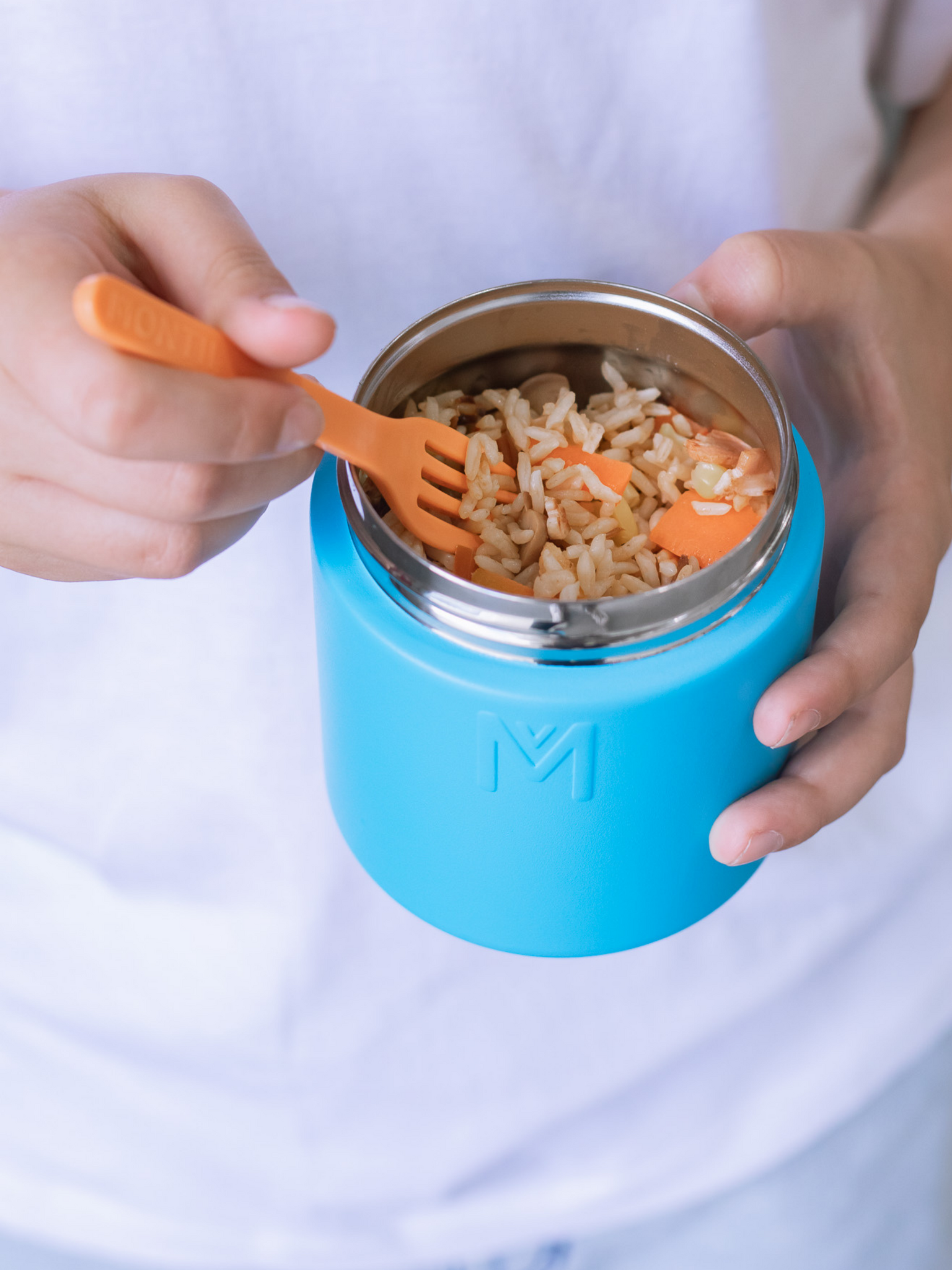 MontiiCo Out & About Cutlery Set - 8-piece – BPA-free – lightweight - Burst-4