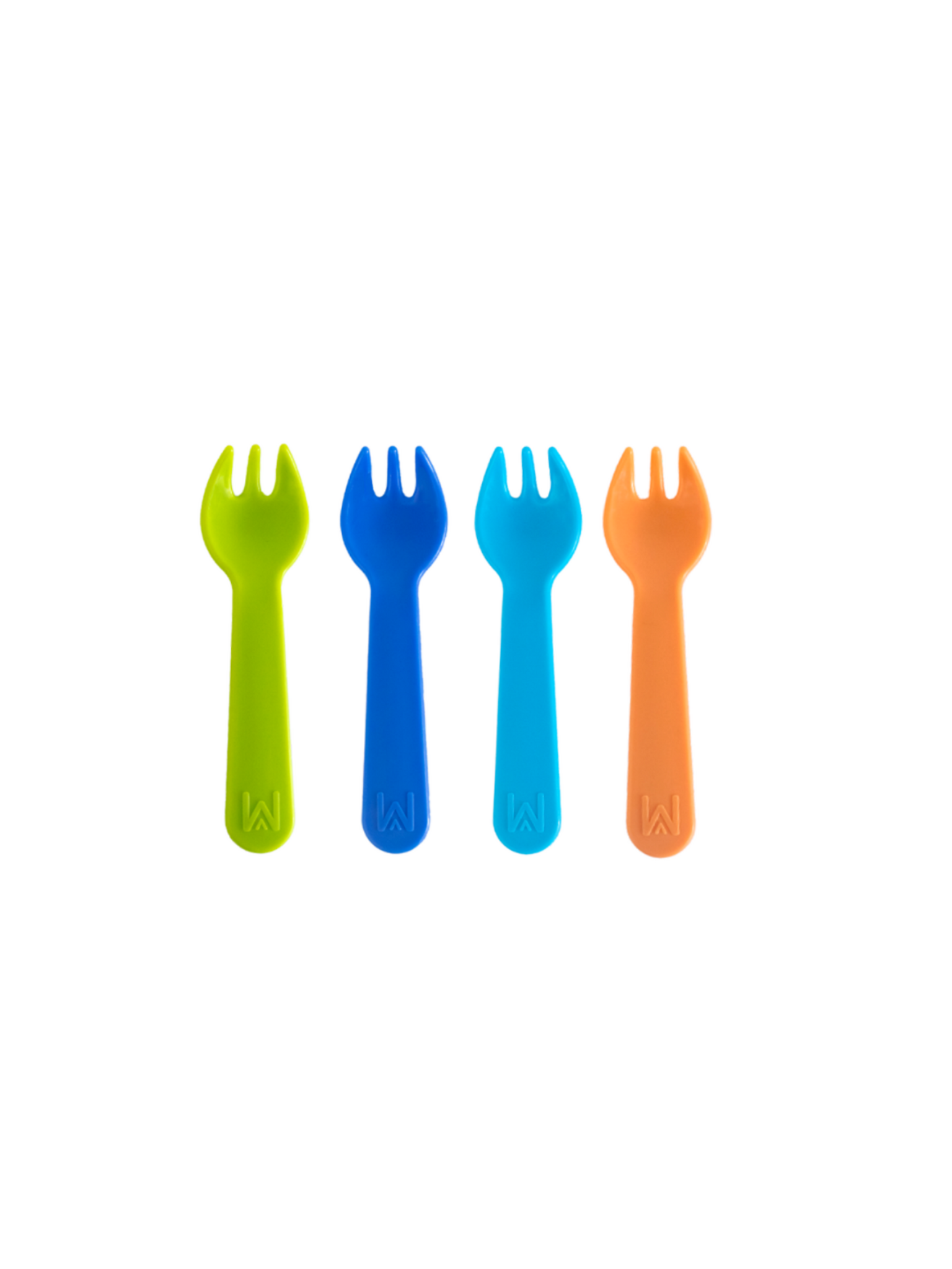 MontiiCo Spork Set - 4-piece - BPA-free – lightweight - Burst-1