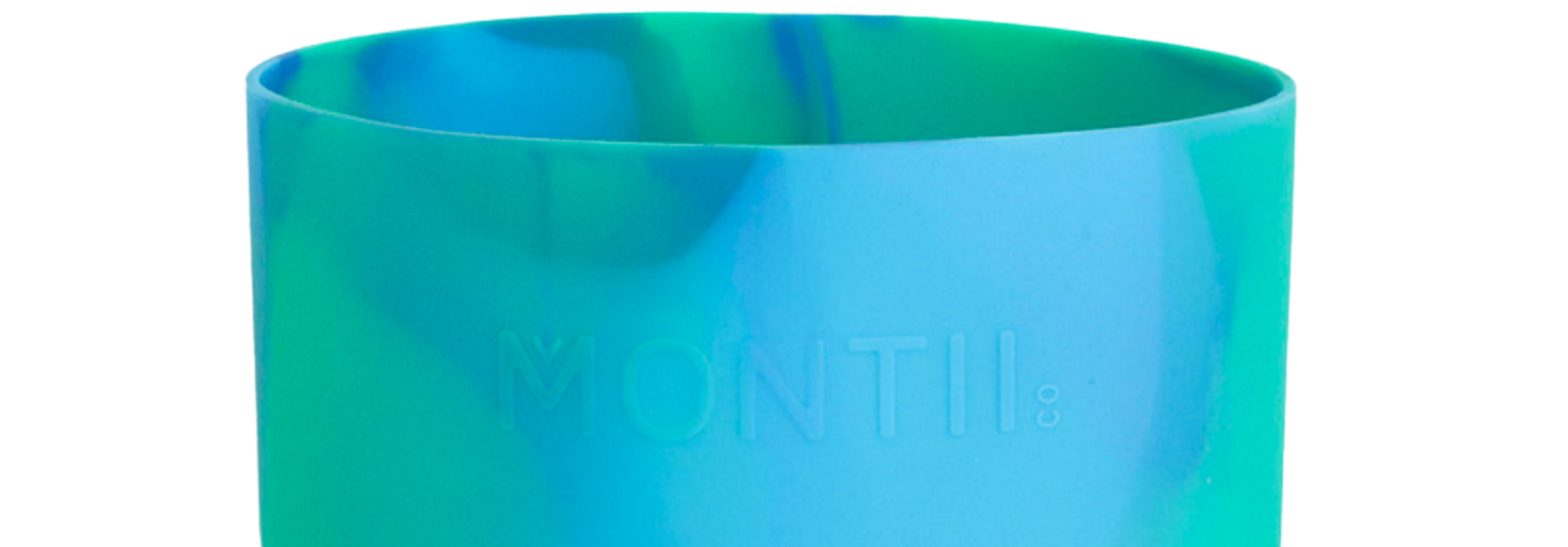 MontiiCo Fusion Bumper groot - past op alle Montii voedselpotten - duurzame bescherming - Coastal Marble