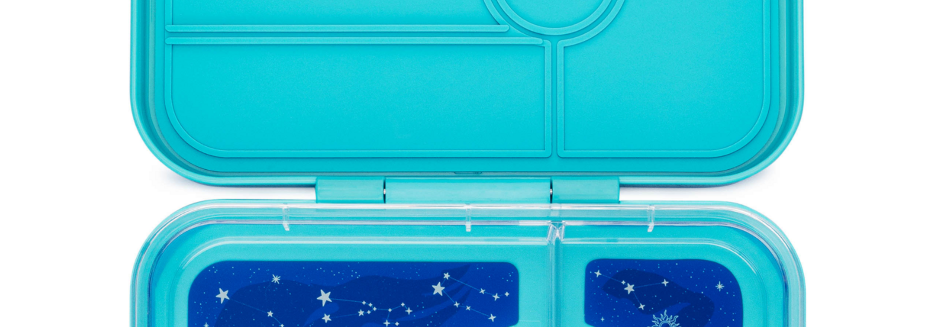 Yumbox Tapas XL - lekvrije Bento box lunchbox - 4 vakken - Antibes Blue / Zodiac