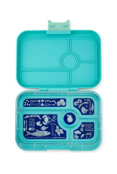 Yumbox Tapas XL 5-sections Antibes Blue / Bon Appetit