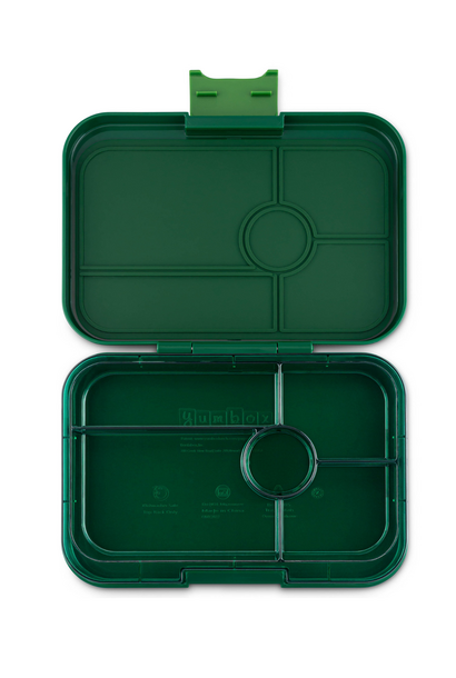 Yumbox Tapas XL 5 vakken Greenwich Green / Green Clear
