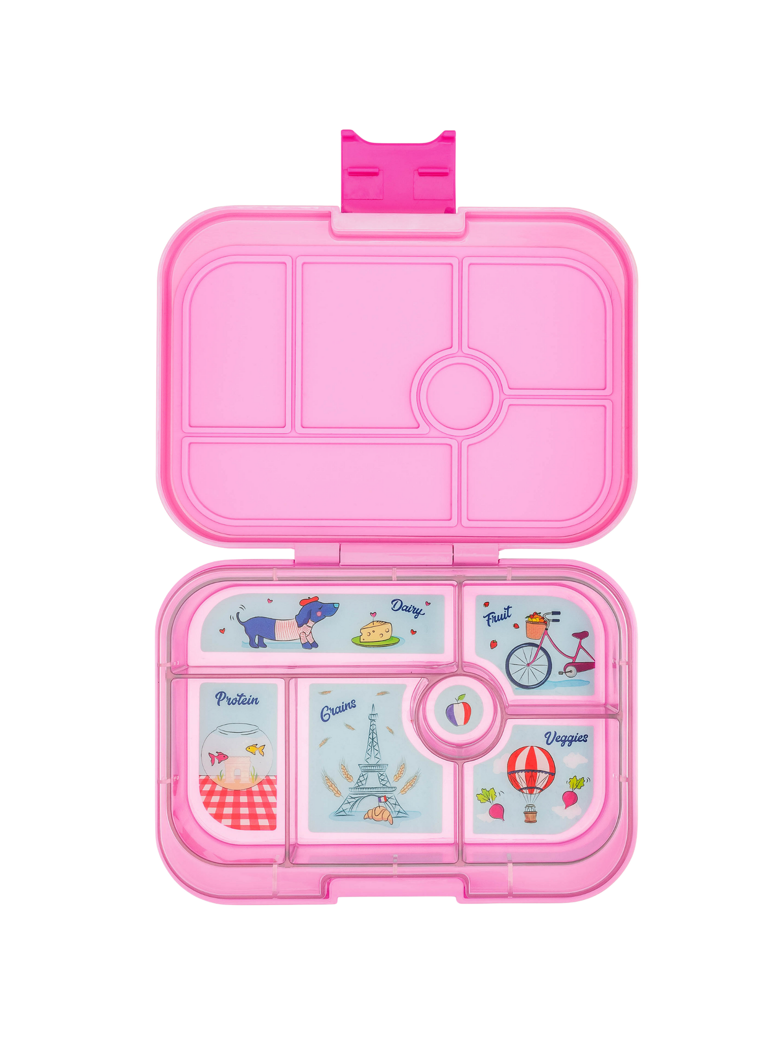 Yumbox Original - lekvrije Bento box lunchbox - 6 vakken - Power Pink / Paris tray-1