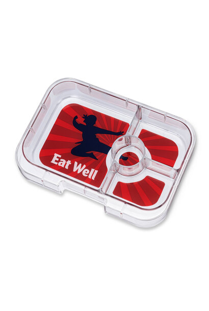 Yumbox Panino tray 4 sections Kung Fu