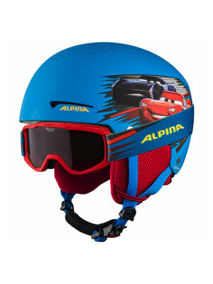 Alpina Alpina Zupo Disney Skihelm + Piney Skibril | Cars