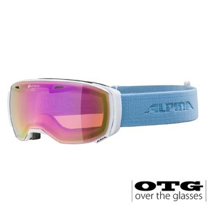 Alpina Alpina Estetica Q OTG Skibril - Wit Lichtblauw