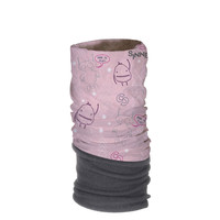 Sinner Fleece Kids Bandana 'Robots' - Roze