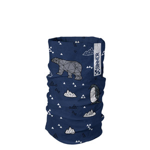 Sinner Sinner Kids Bandana 'Winter Wonderland' - Blauw