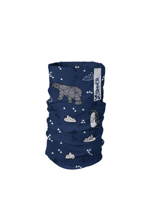 Sinner Sinner Kids Bandana 'Winter Wonderland' - Blauw