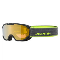 Alpina Pheos Junior Q-Lite Skibril | Zwart Geel