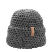 By MP Headwear Newyst Style Q-1308 Beanie Muts - Donkergrijs