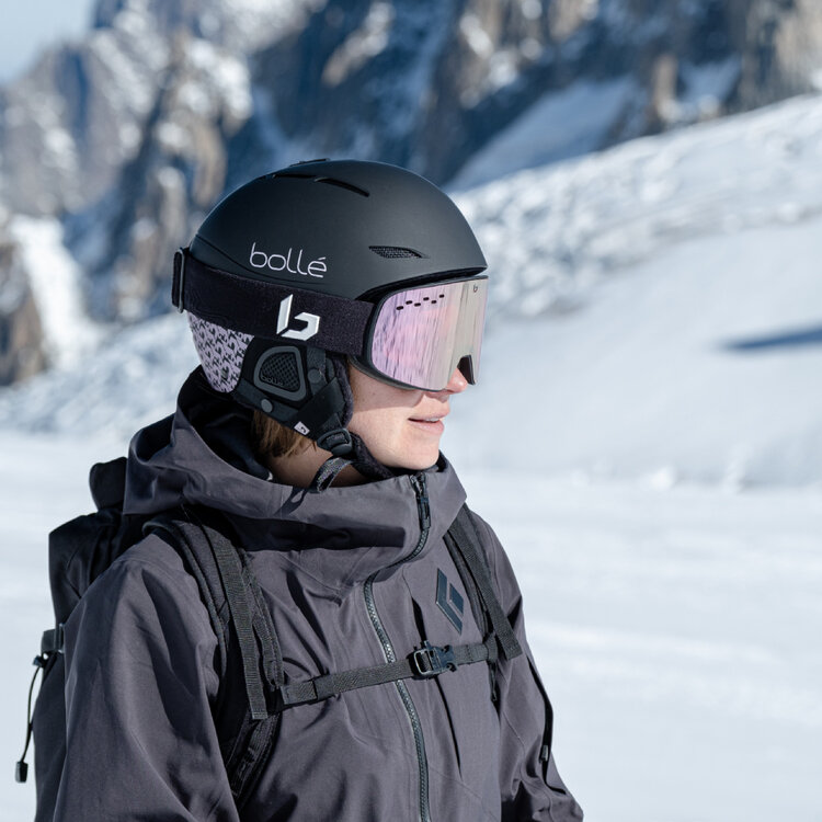 Bollé Juliet Dames Skihelm Zwart Lila