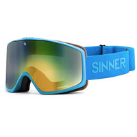 Sinner Sin Valley S Skibril | Blauw + GRATIS EXTRA LENS