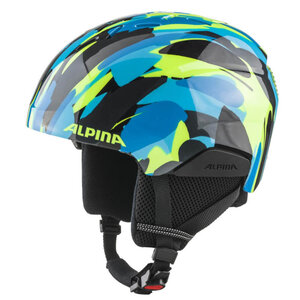 Alpina Alpina Pizi Junior Skihelm - Neon Blauw Groen