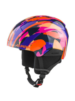 Alpina Alpina Pizi Junior Skihelm | Roze Oranje Blauw
