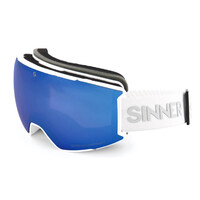 Sinner Boreas OTG Skibril - Wit + GRATIS EXTRA LENS