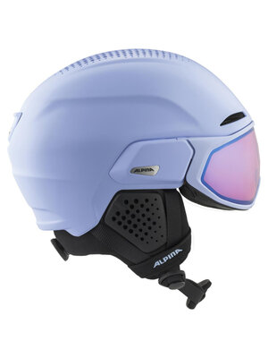 Alpina Alpina Oro QV MIPS Skihelm Met Photochromic Vizier | Lila