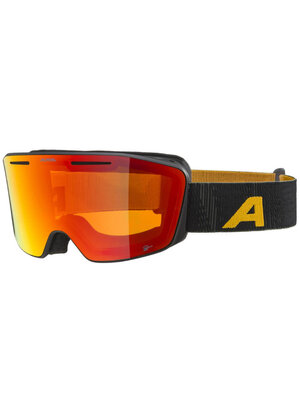 Alpina Alpina Nendaz Q-Lite OTG Skibril | Zwart Geel