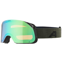 Alpina Blackcomb Q OTG Skibril | Zwart Groen