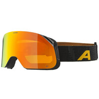 Alpina Blackcomb Q-Lite OTG Skibril | Zwart Geel