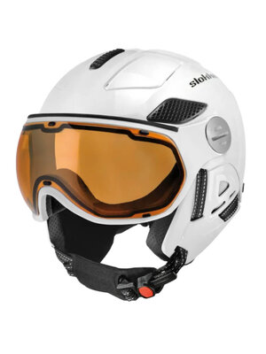 Slokker Slokker Raider Pro V Skihelm Met Photochromic Vizier | Wit