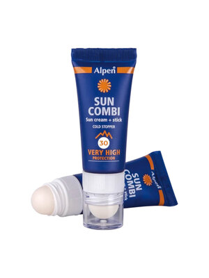 Alpen Alpen Sun Combi 2 in 1 Zonnebrandcréme Met Lipbalsem - Factor 30