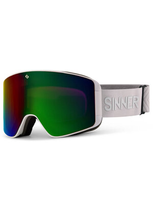 Sinner Sinner Aura OTG Skibril 2024 | Wit + GRATIS EXTRA LENS