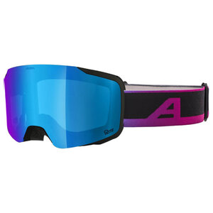 Alpina Alpina Taos Q-Lite Skibril 2024 - Zwart Paars