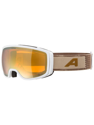 Alpina Alpina Bivio Q-Lite Skibril | Wit Bruin