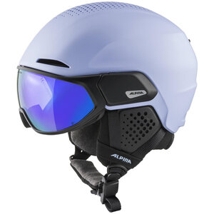 Alpina Alpina Alto Q-Lite Skihelm Met Vizier - Paars