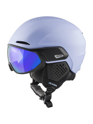 Alpina Alpina Alto Q-Lite Skihelm Met Vizier | Paars