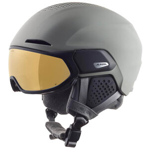 Alpina Alpina Alto Q-Lite Skihelm Met Vizier - Grijs