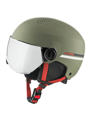 Alpina Alpina Zupo Visor Q-Lite Junior Skihelm Met Vizier | Groen