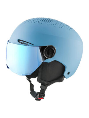 Alpina Alpina Zupo Visor Q-Lite Junior Skihelm Met Vizier | Lichtblauw
