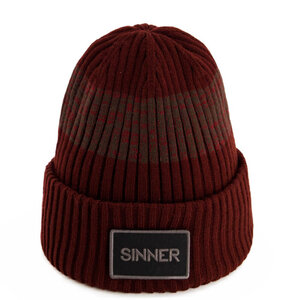 Sinner Sinner Fir Beanie Muts Met Pom 2024 - Rood