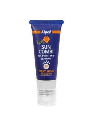 Alpen Alpen Sun Combi 2 in 1 Kids Zonnebrandcréme Met Lipbalsem - Factor 50+