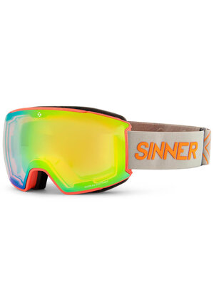 Sinner Sinner Boreas OTG Skibril | Oranje Neon + GRATIS EXTRA LENS
