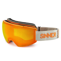 Sinner Boreas OTG Skibril | Mat Oranje + GRATIS EXTRA LENS