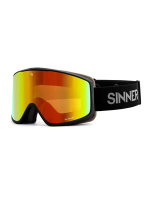 Sinner Sinner Sin Valley S Skibril | Zwart + GRATIS EXTRA LENS
