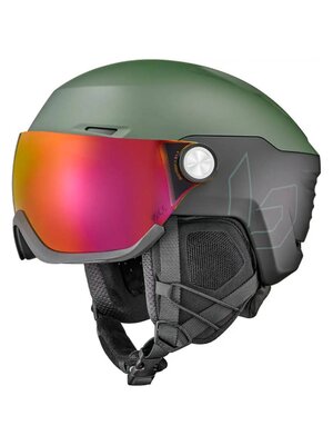 Bollé Bollé V-Ryft Pure Skihelm Met Photochromic Vizier | Groen