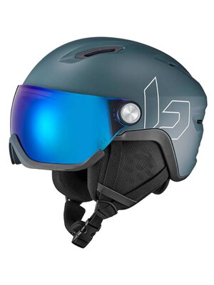 Bollé Bollé V-Atmos Skihelm Met Photochromic Vizier 2025 | Blauw